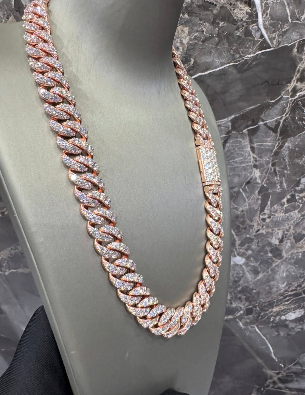 Lab-Diamond Chain "Cuban"