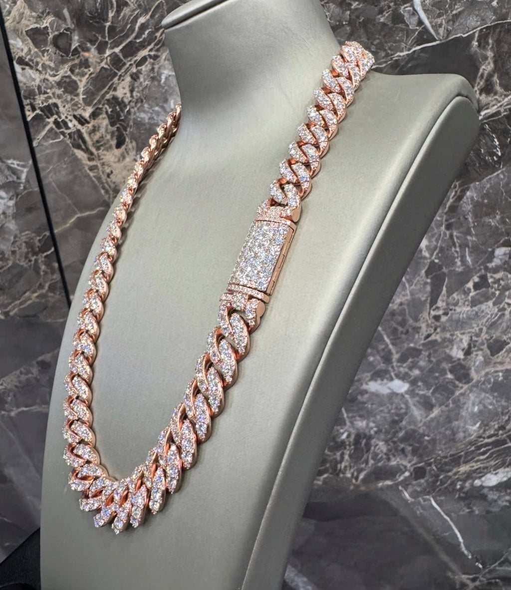 Lab-Diamond Chain "Cuban"